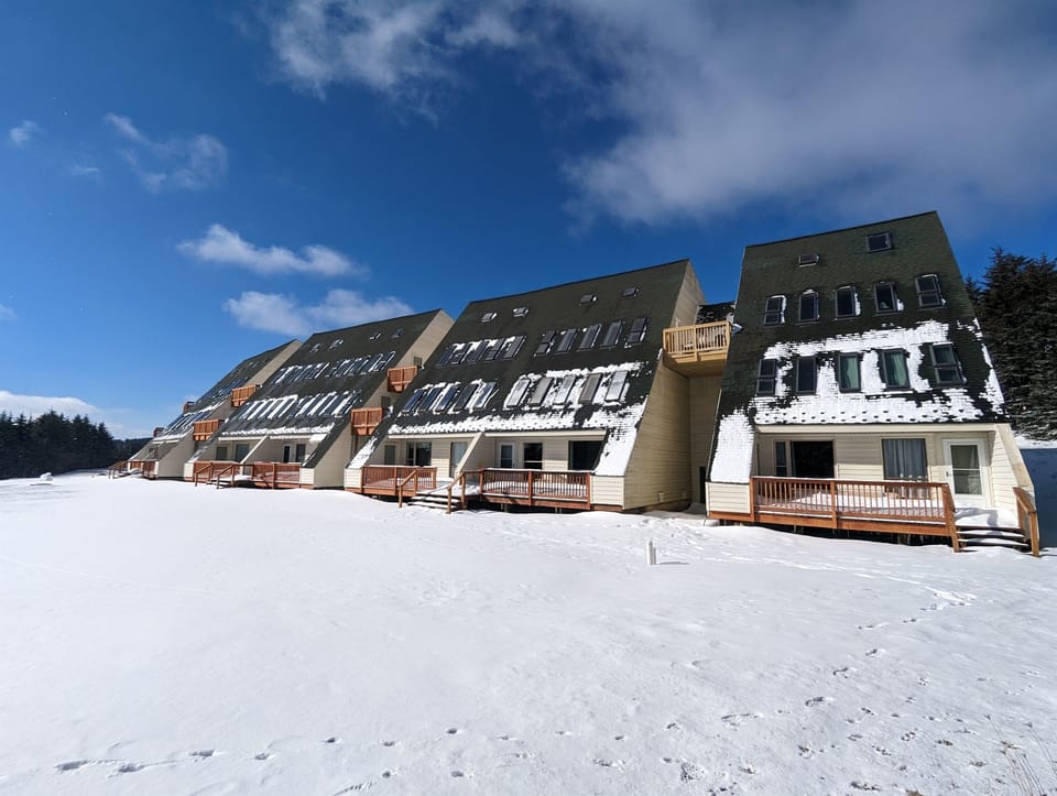 Backyard Looking Into Condo