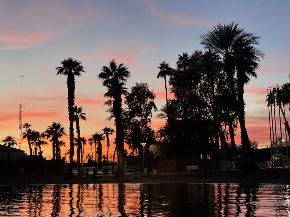 Sunset Lake Havasu Hot Summer Nights 