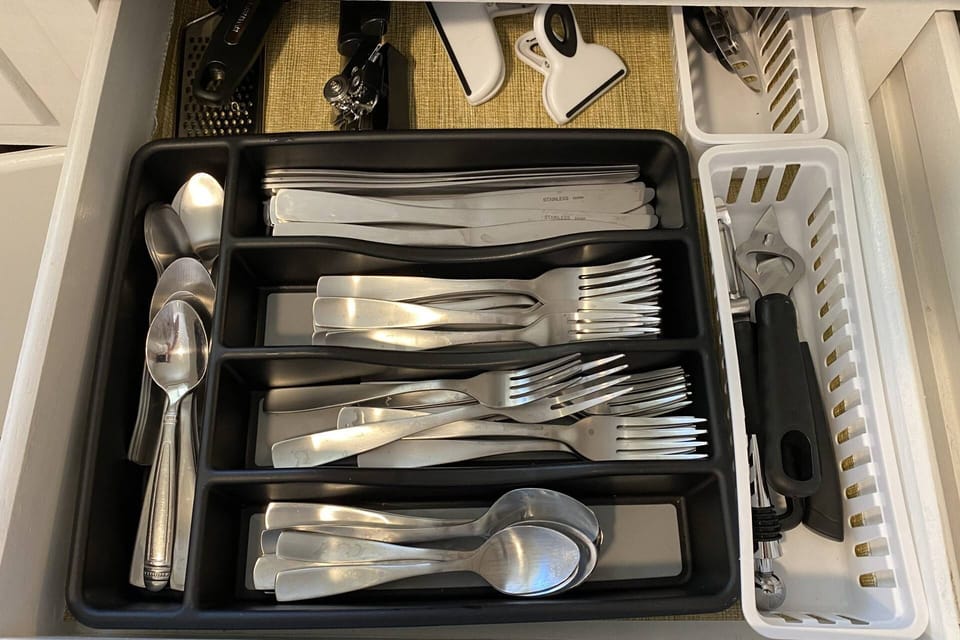 Flatware and utensils needed.