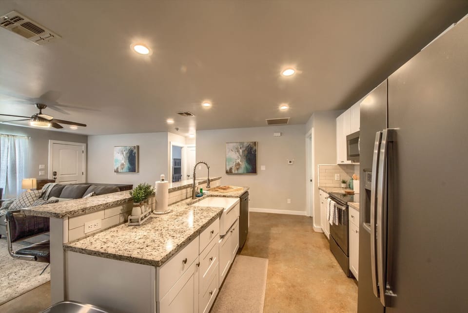 Fully stocked kitchen
