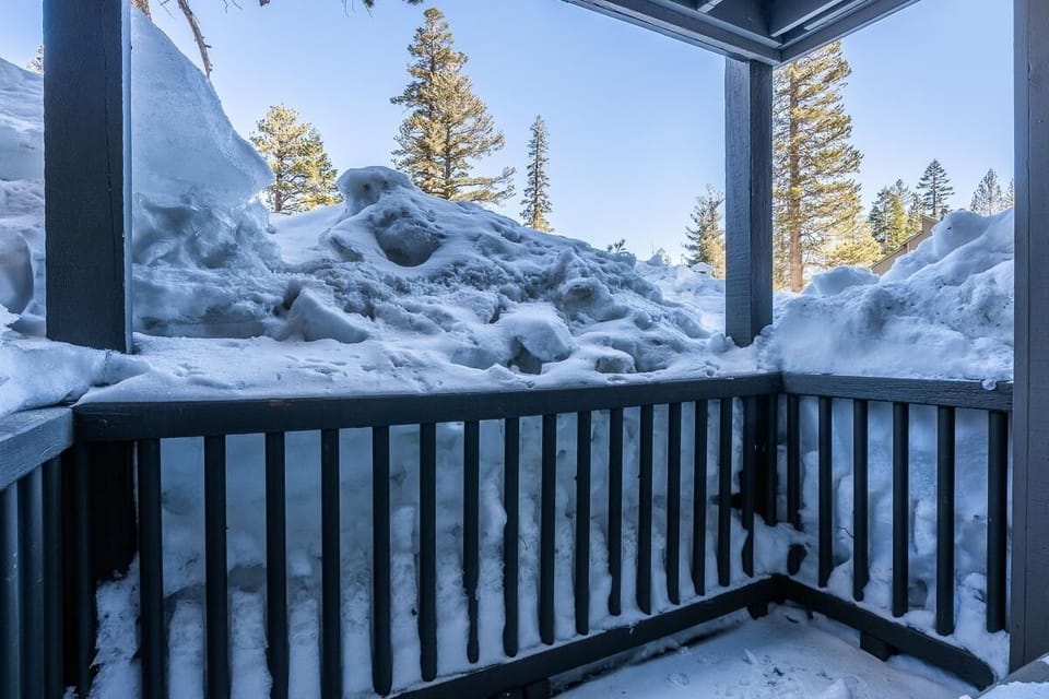 View From Downstairs Patio (Winter)
