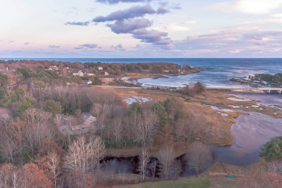 Maine's sunsets in the Fall allow an amazing array of colors and shades. 
