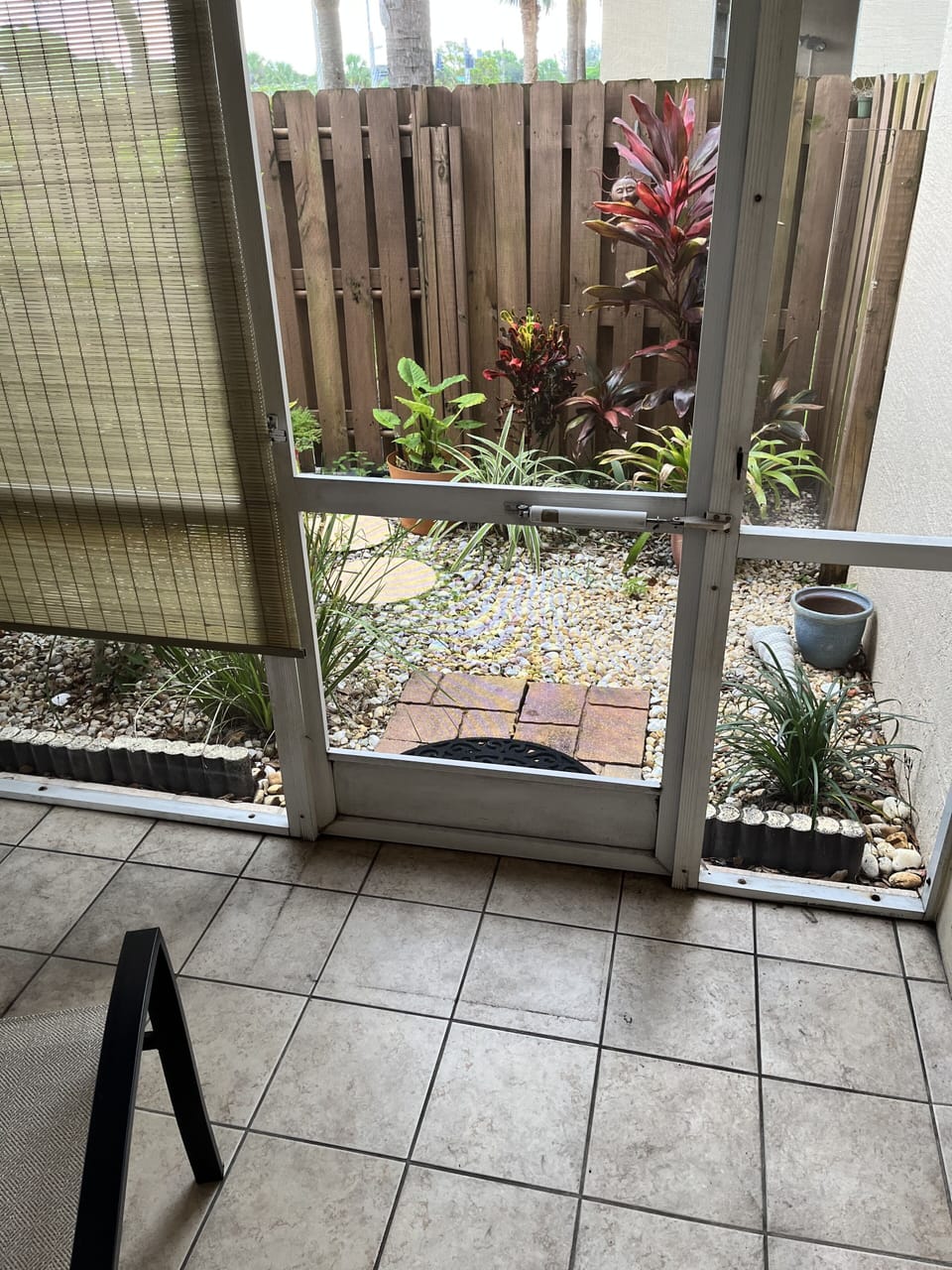 Garden area off the lanai