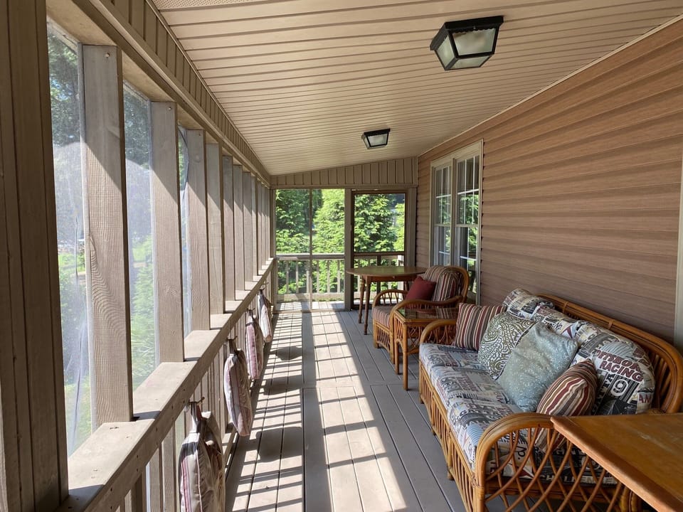 Screened porch