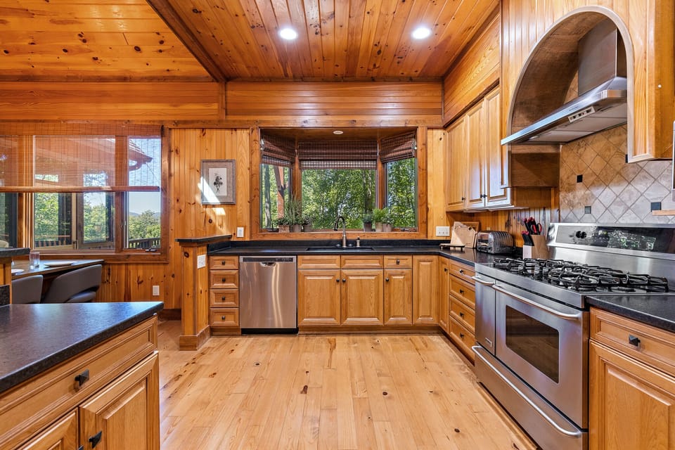 Spacious Gourmet Kitchen
