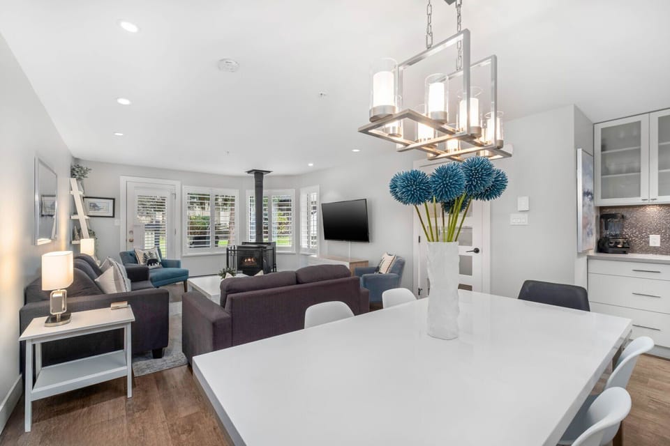 Share meals and stories at the welcoming dining table.