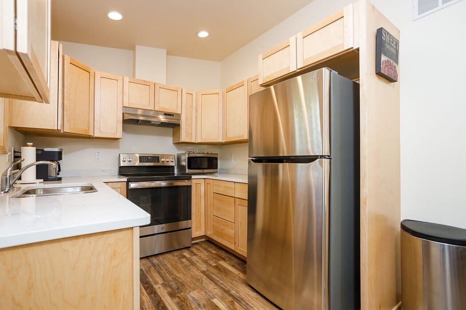 All new appliances and fully stocked kitchen are sure to make meal preparation a breeze and fun!