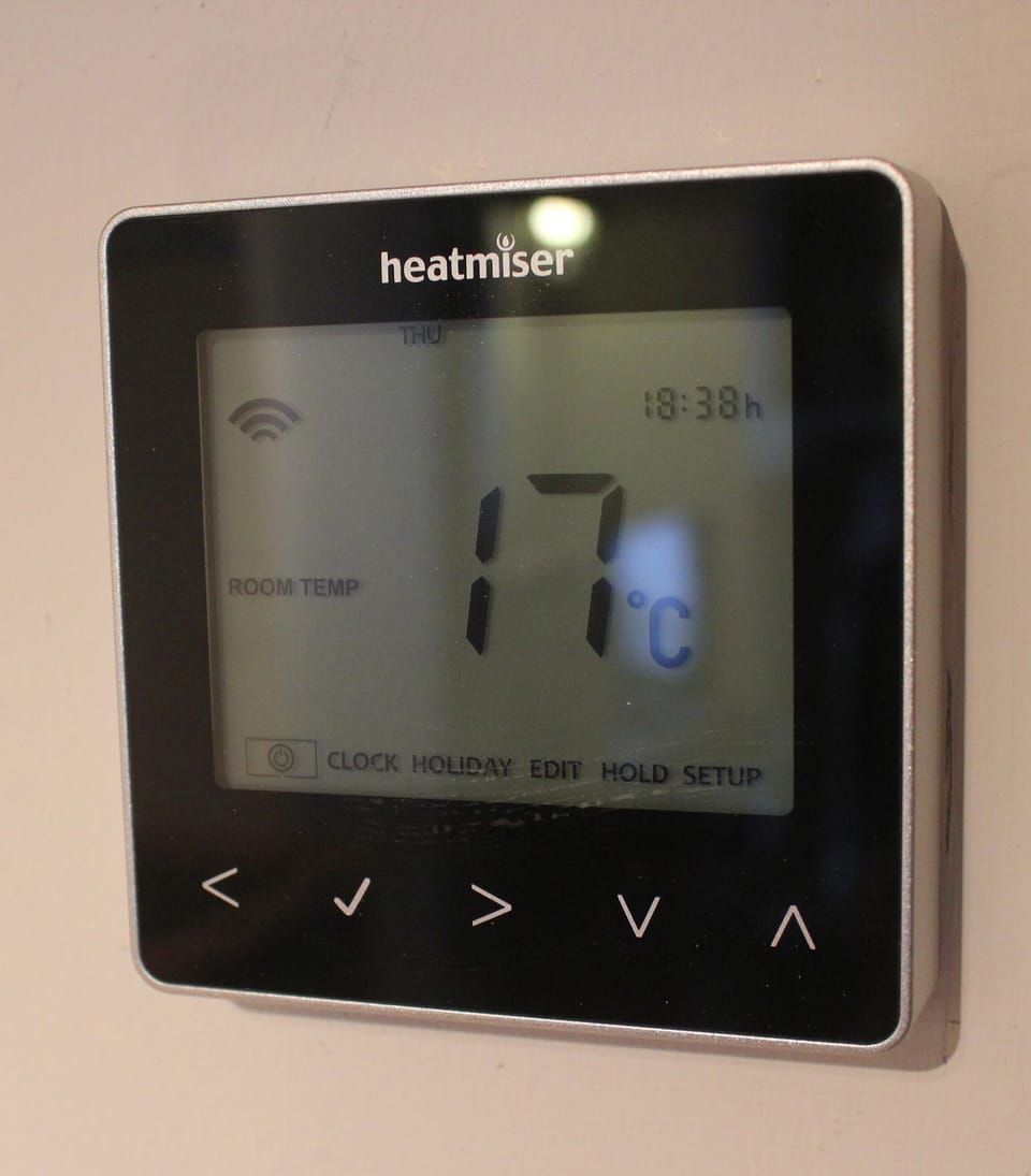 Underfloor heating throughout.