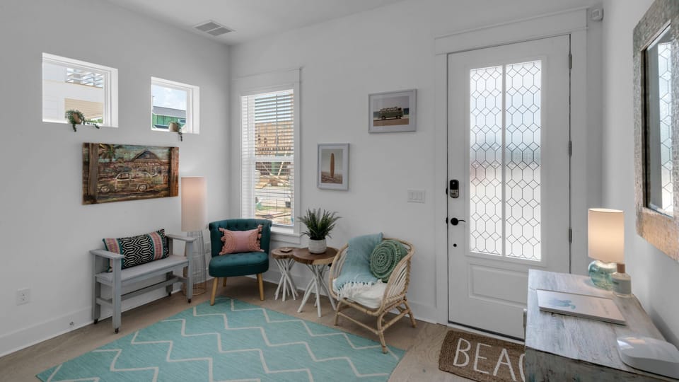 Boho Beach House Entryway