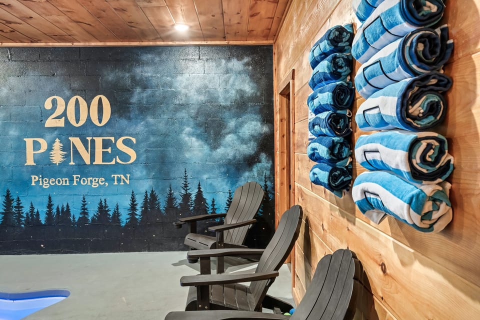 Private Indoor Heated Pool for all your kiddos fun! We have safety devices so they can't access it on their own.