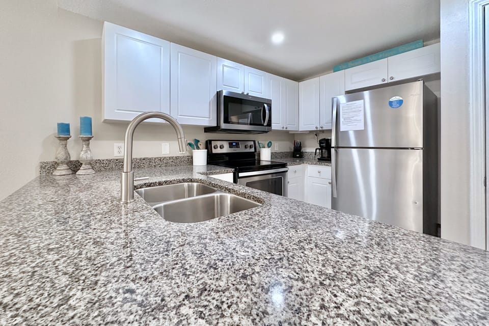 Kitchen with Keurig Duo