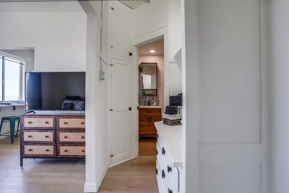 Remodeled bathroom.