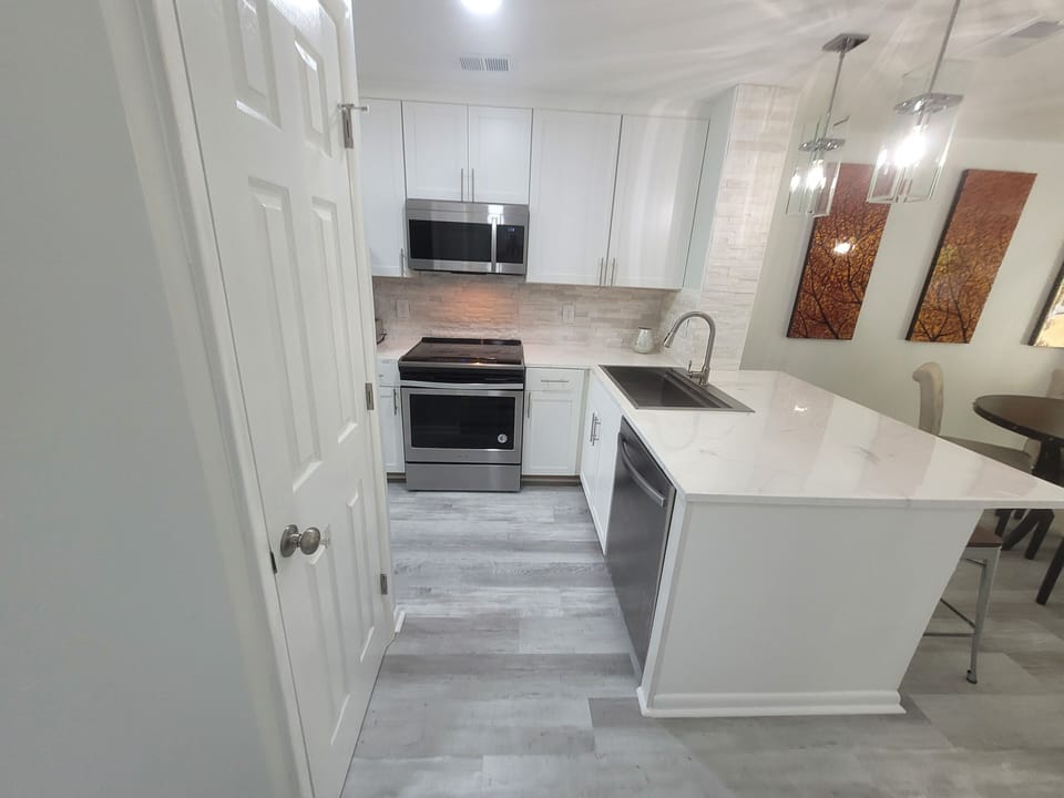 Stove and Built in microwave 