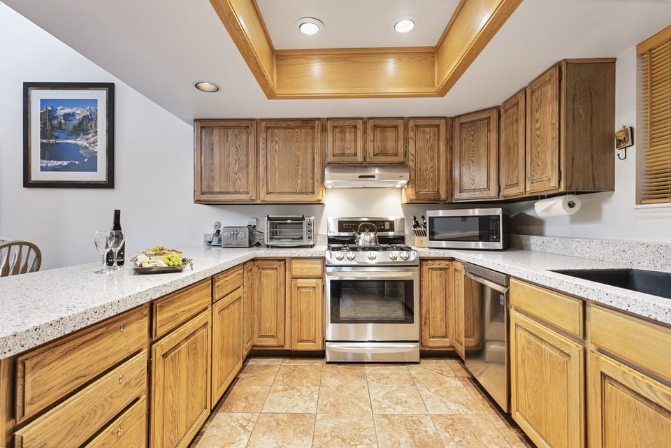 Indoors, Kitchen, Sink, Microwave, Oven