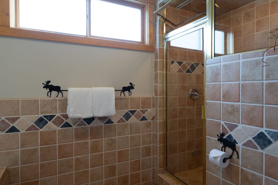 Room, Indoors, Flooring, Bathroom, Door