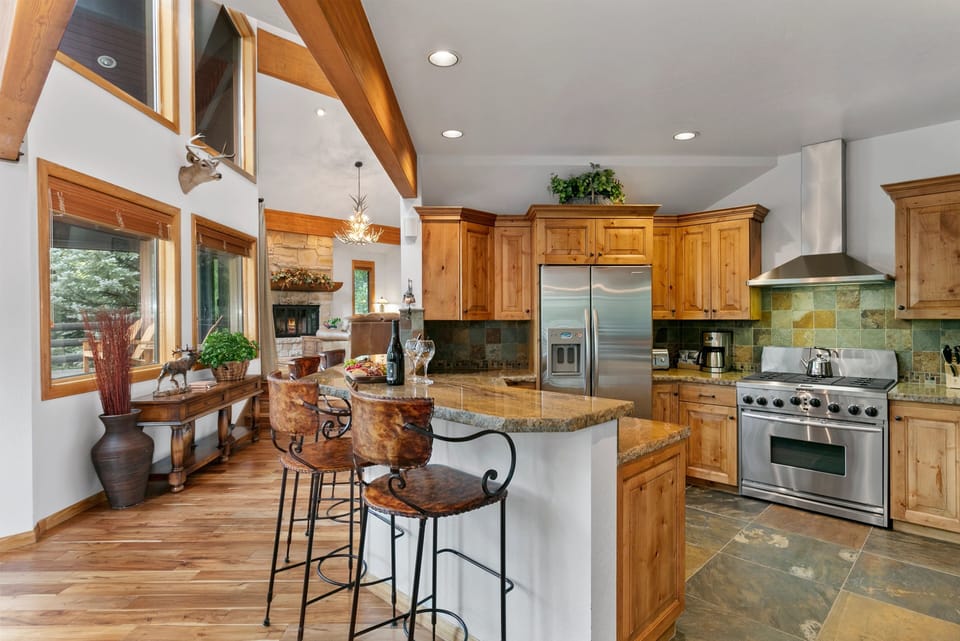 Indoors, Hardwood, Kitchen, Floor, Flooring