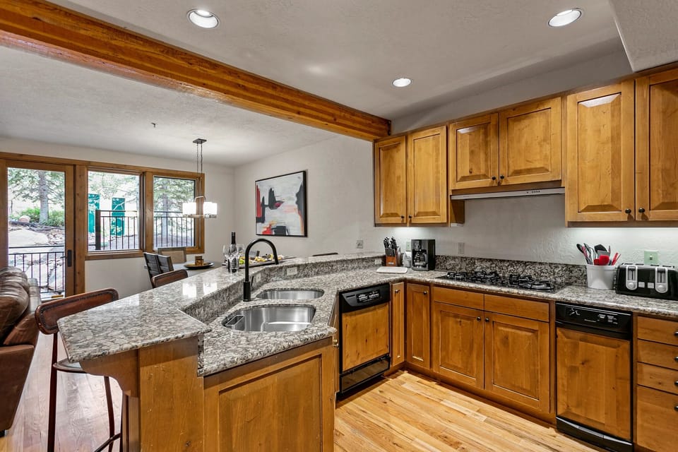Indoors, Kitchen, Sink Faucet, Sink, Hardwood