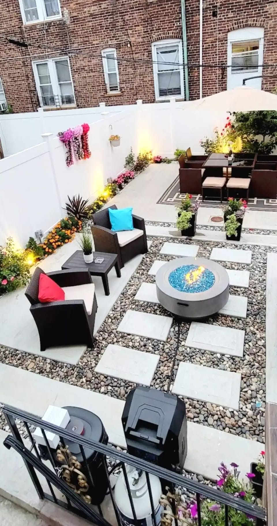 Backyard patio