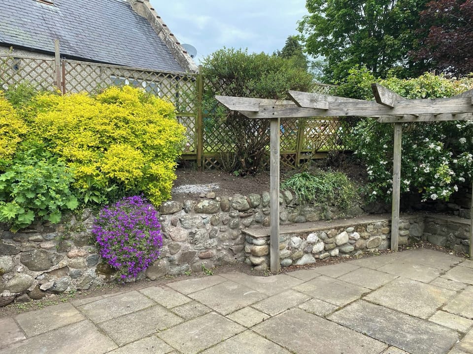 Patio | The Thatched Cottage, Ladybank, near St Andrews and Collessie