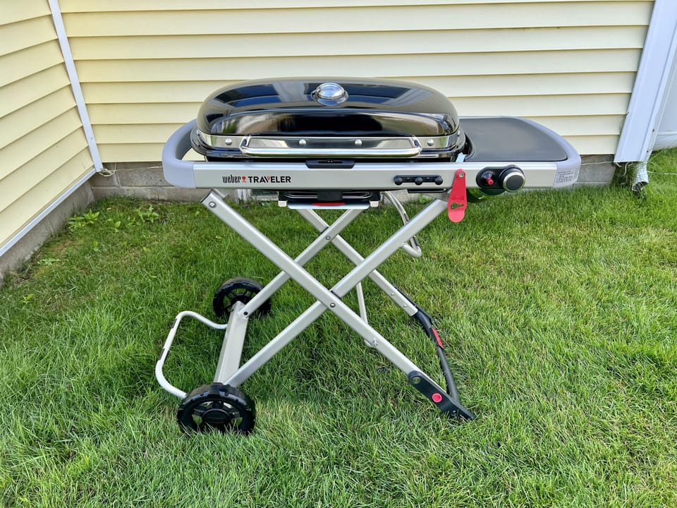 New weber traveler grill