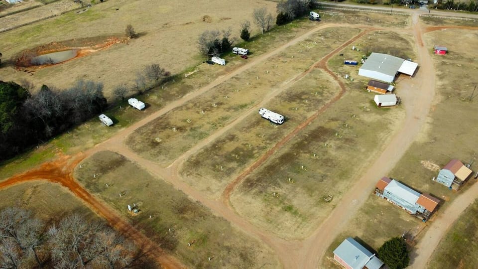 Overhead view of the RV Park