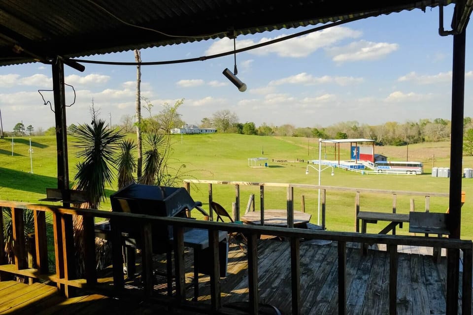 View of the venue from the back deck