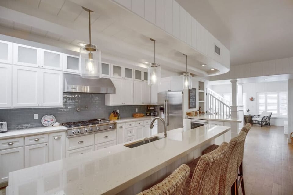 Large kitchen with beautiful cabinetry