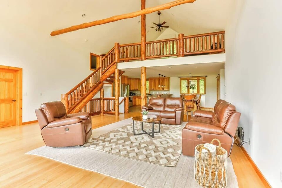Living Area | Mountain Views | 2nd Floor | Smart TV (not pictured)