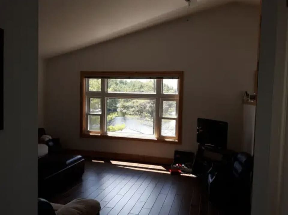 Lakefront living at its best with magnificent lake views from the living room