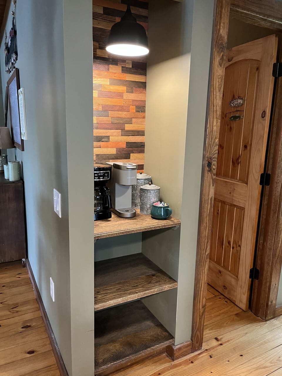 Coffee bar (coffee, filters, and sweeteners provided for our guests)