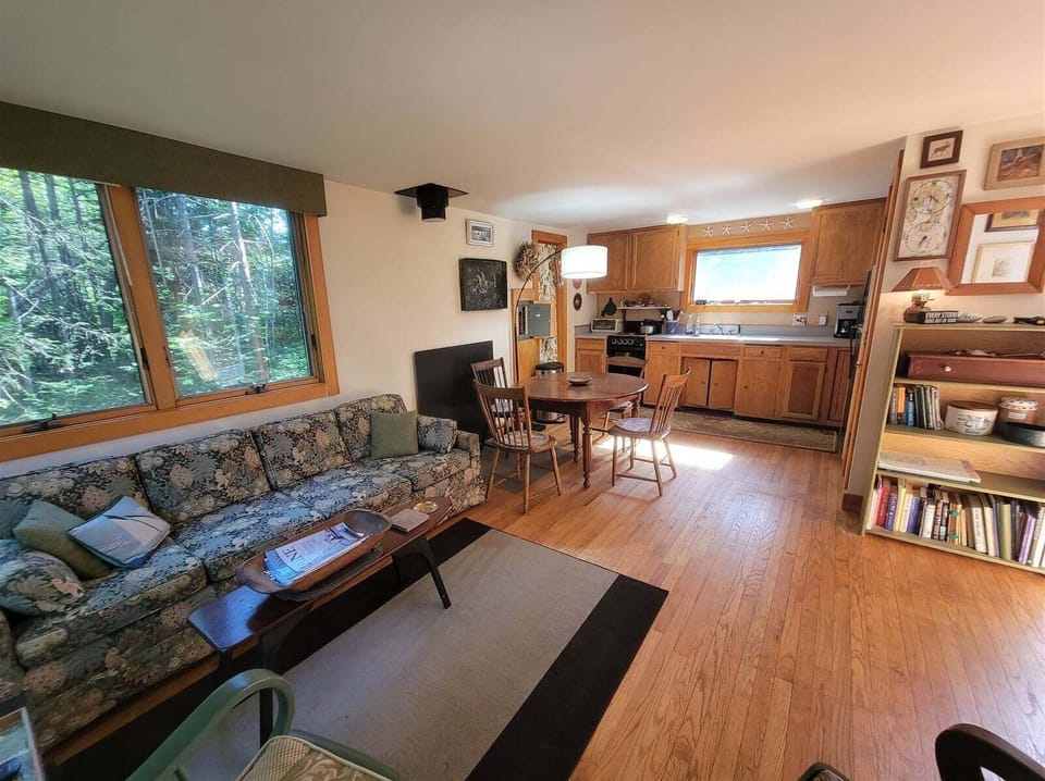 View of living room and kitchen in Flow