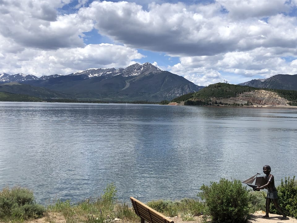 Bike trail towards Dillon