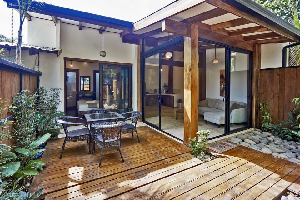 Outside sitting area