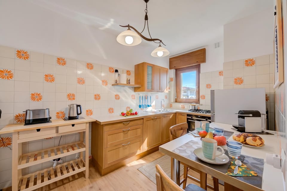 Kitchen and dining area