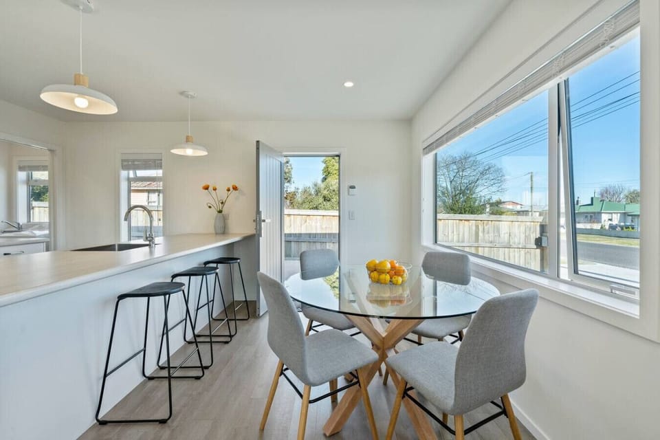 Dining and kitchen area