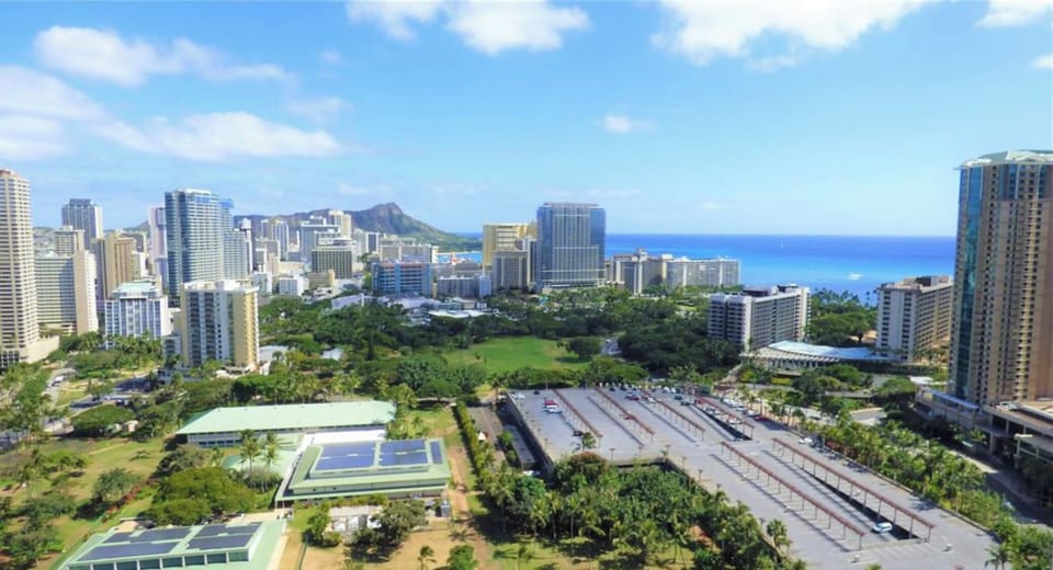 Panoramic view from the living room balcony!