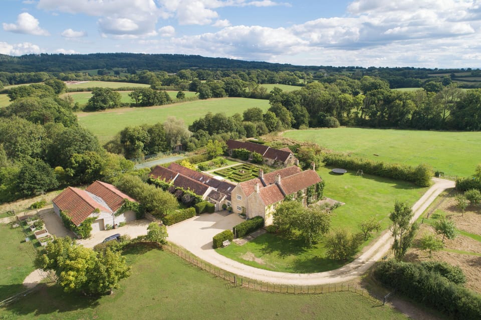 Ariel View of the House