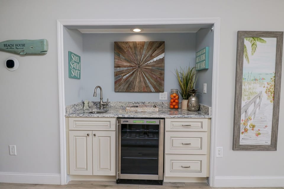 St. Augustine Ocean Front Rentals Wet Bar