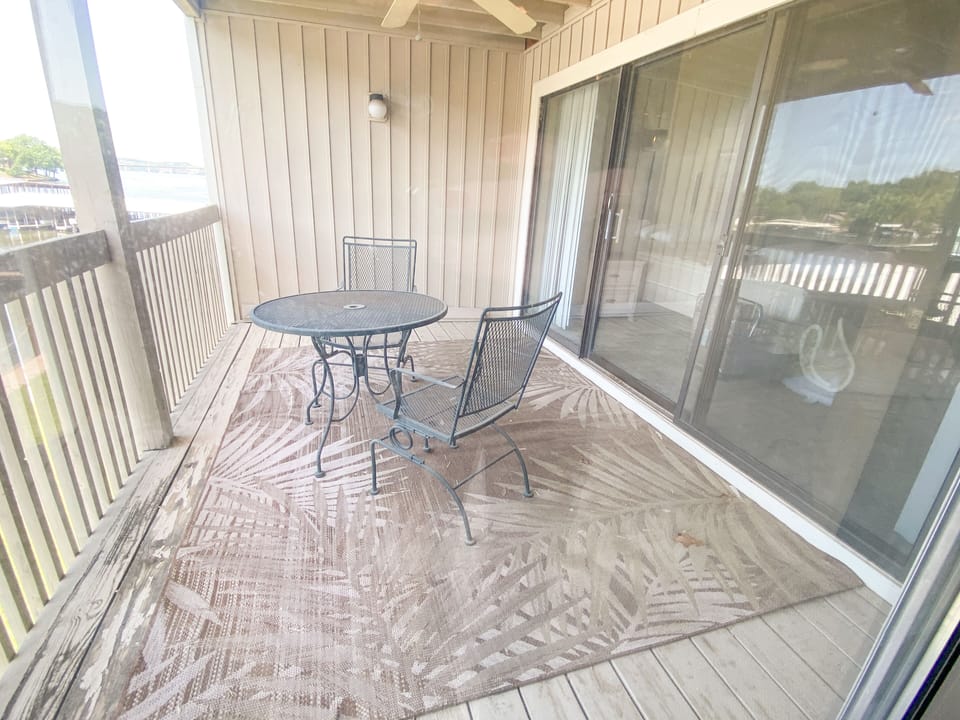Patio off the king and queen bedrooms.