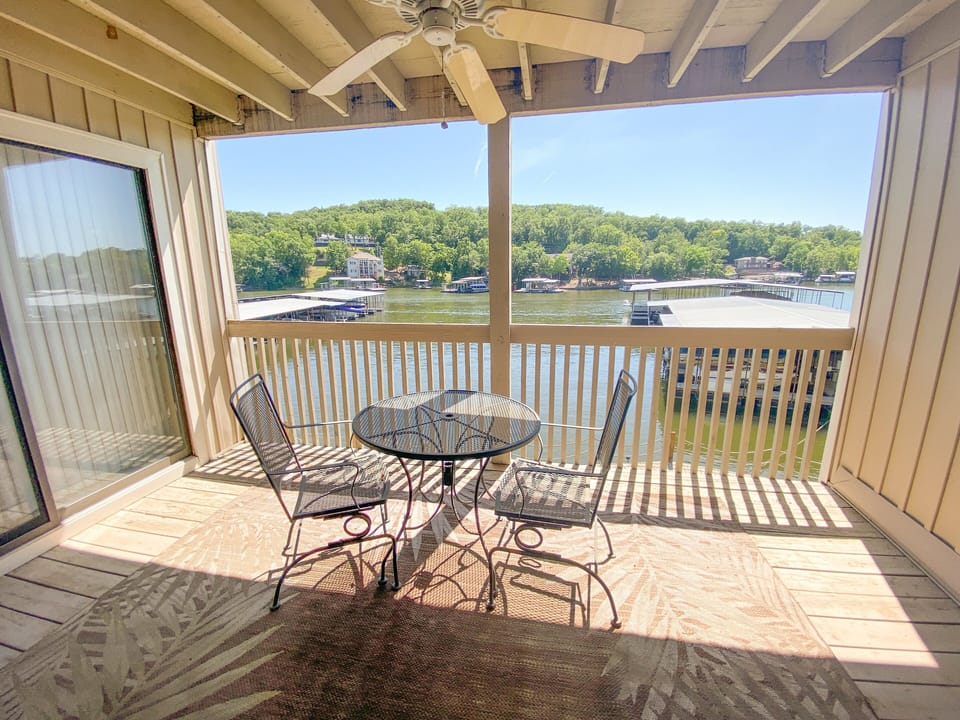 Patio off the king and queen bedrooms.