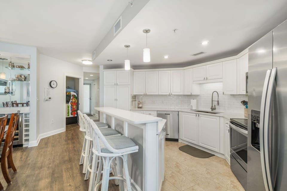 Open Living Plan with Upgraded Kitchen, Stainless Appliances, Extra Large Sink