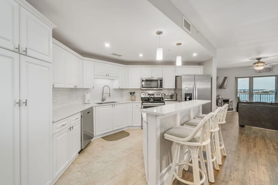 Open Living Plan with Upgraded Kitchen, Stainless Appliances, Extra Large Sink