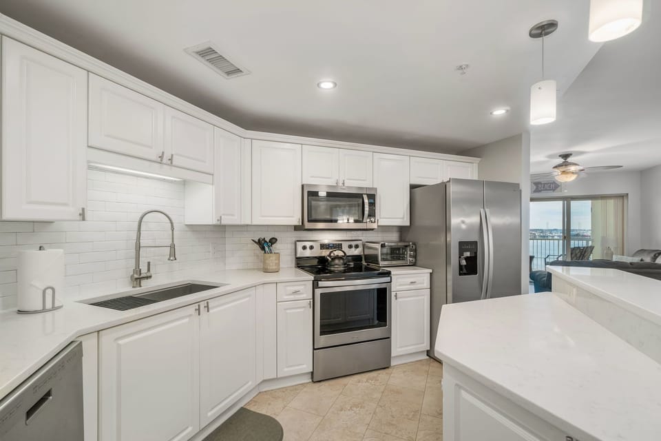 Open Living Plan with Upgraded Kitchen, Stainless Appliances, Extra Large Sink