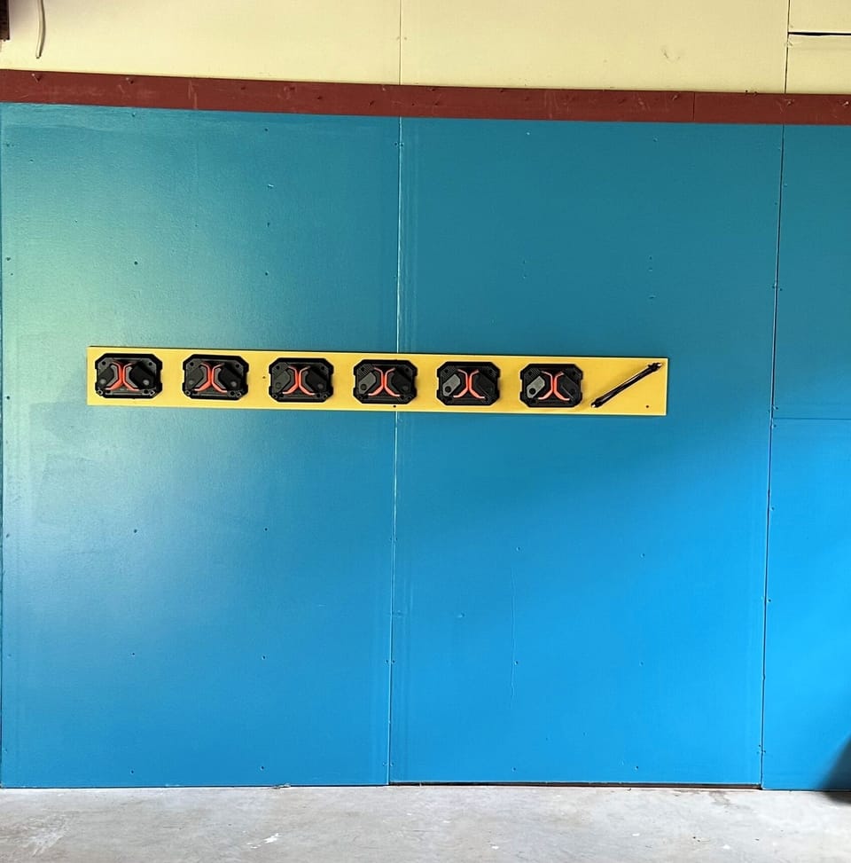 Ski racks are waiting!