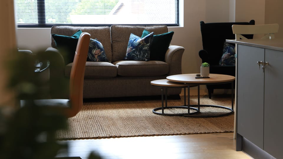 Open plan dining/lounge/kitchen