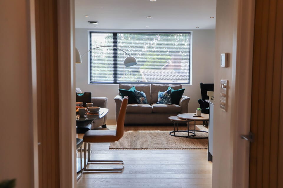 Hall through to living area