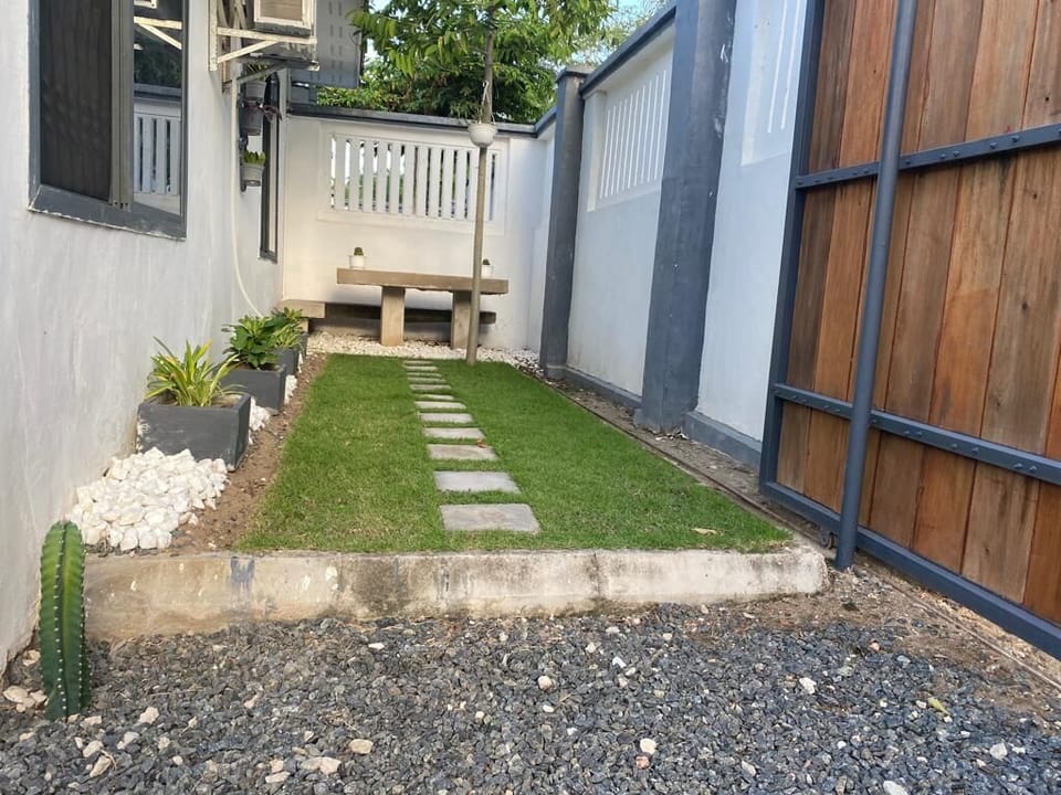 Private Garden with outdoor dining area