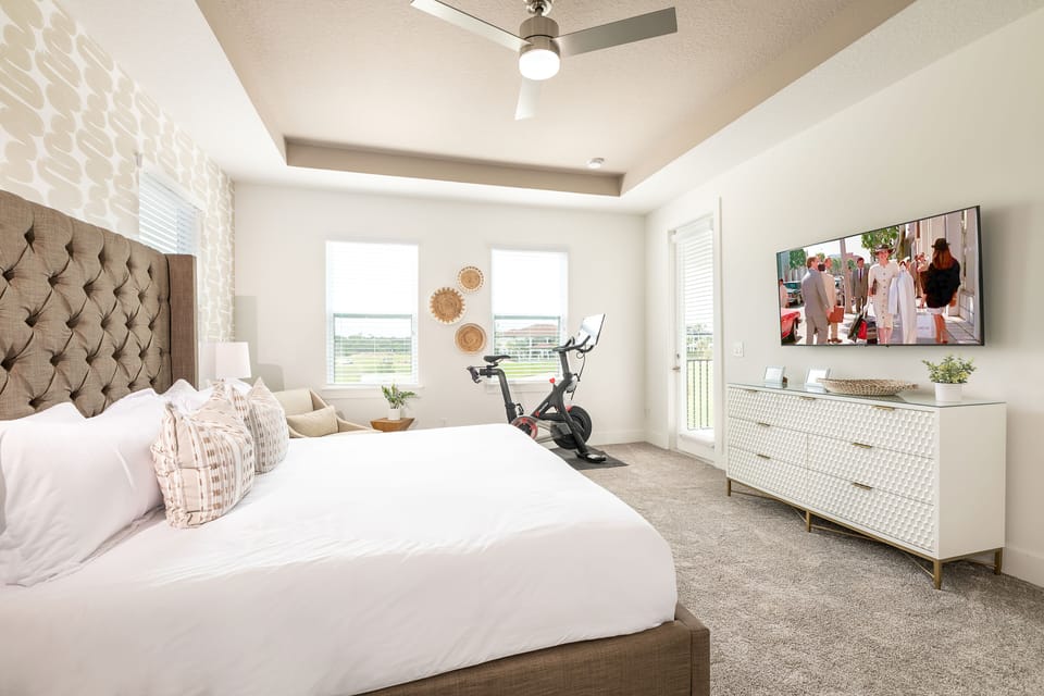 Master bedroom #1 - with peloton bike