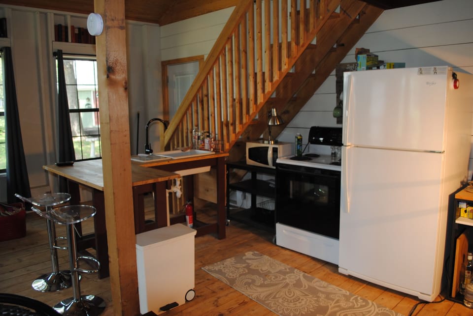 Kitchen in the Bonham Cabin