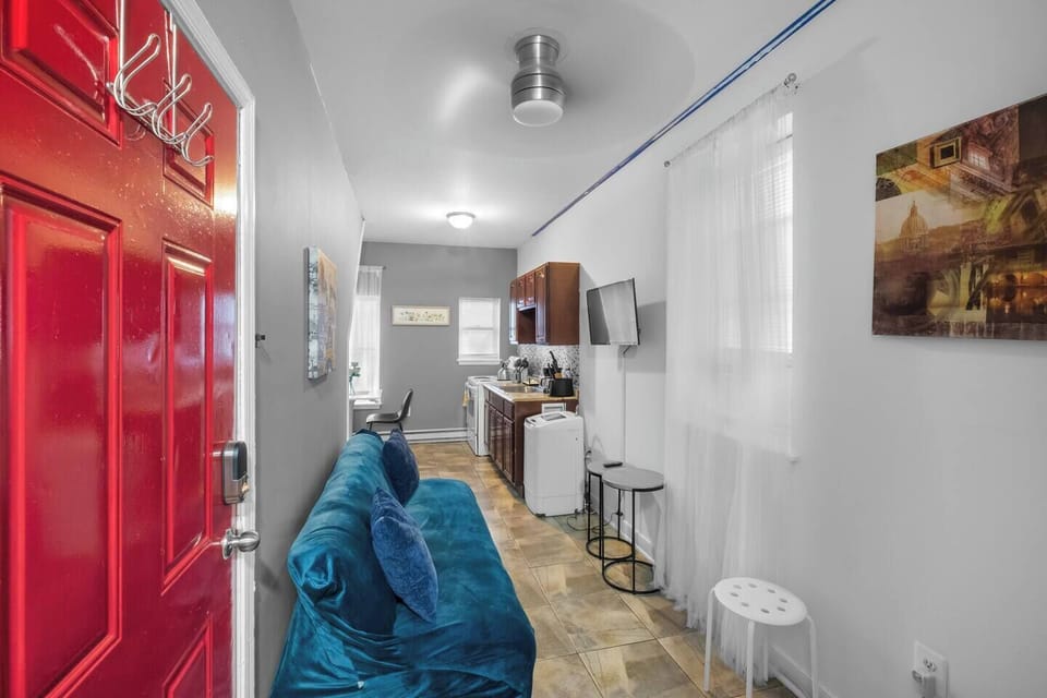 Comfortable seating in living area for relaxation.